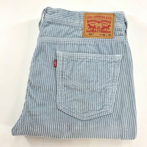 Levi's Other - Americana Workwear Levi’s 514 Corduroy Pants Men’s 36x30 Light Blue Straight
